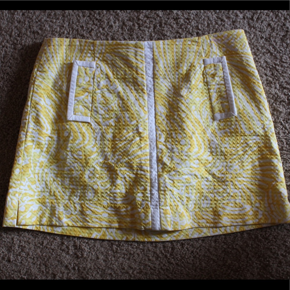 Yellow Lilly Pulitzer Skort